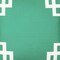 Homeroots Green & White Geometric Decorative Throw Pillow Cover 18 x 18 in. 355323 - alternate 5